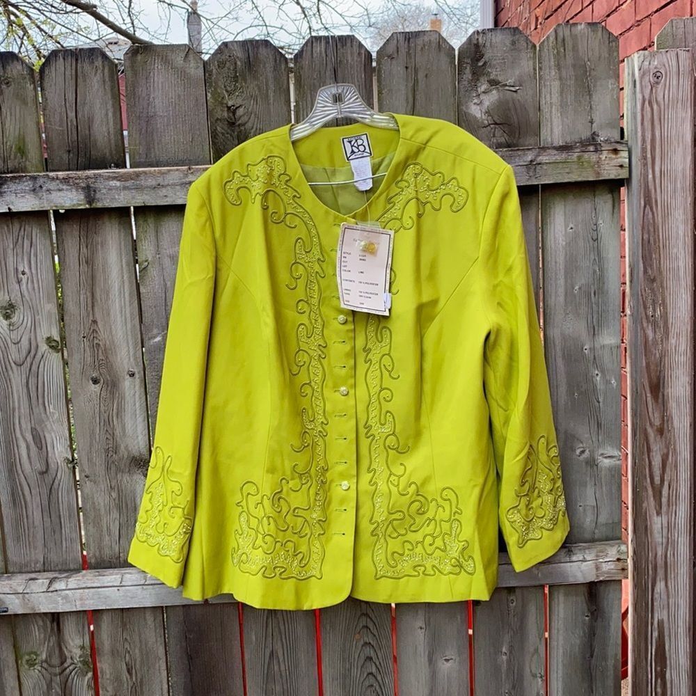 Katherine Bishop sequins blazer sz. 26W NWT